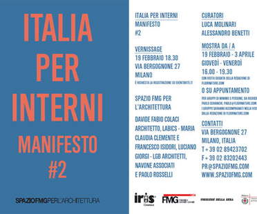 exposition SpazioFMG Italia per Interni Manifesto #2
