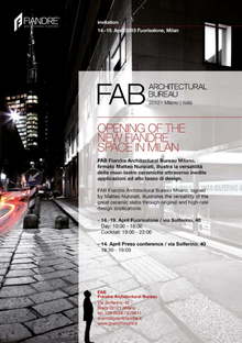 FAB Architectural Bureau, Milan, Fuorisalone 2015
