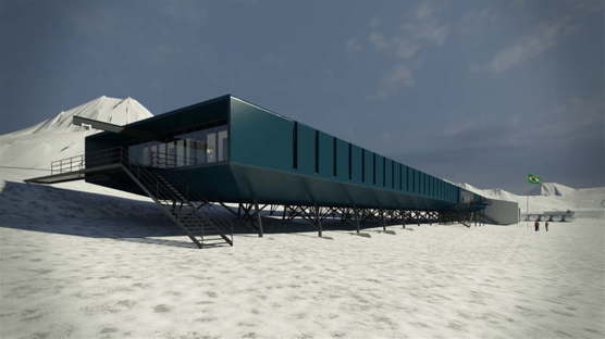 Estúdio 41, la construction de la Base Antarctique Ferraz a commencé
