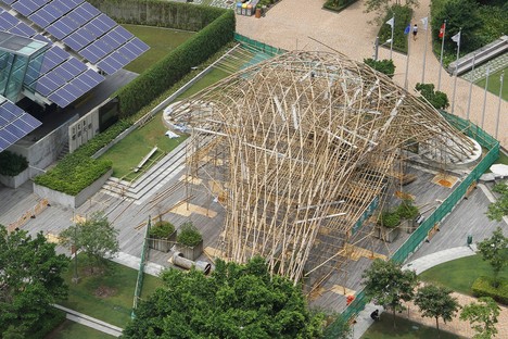 ZCB Bamboo Pavilion, Université Chinoise de Hong Kong, Ecole d'Architecture 
