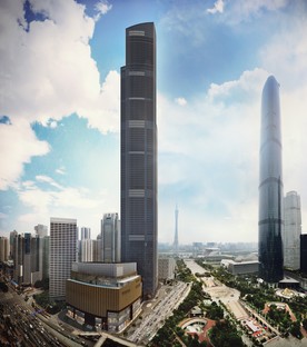 Guangzhou CTF Finance Centre, 2e gratte-ciel de Chine 
