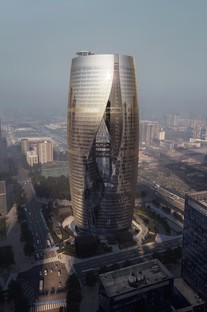 Zaha Hadid Architects Gratte-ciel Leeza SOHO Pékin
