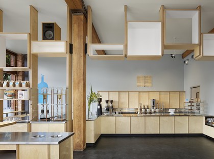 Bohlin Cywinski Jackson Bay Area café interior design

