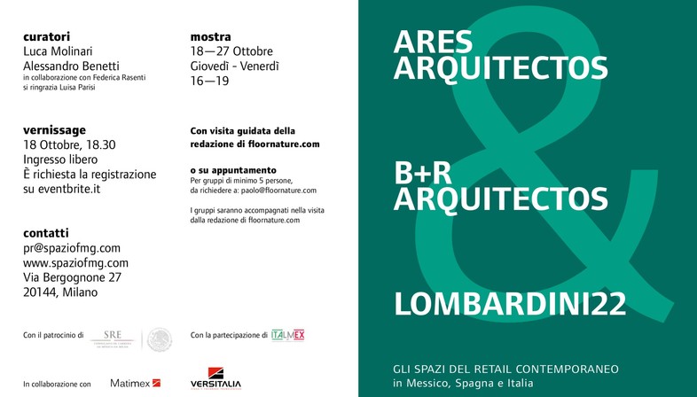 SpazioFMG exposition Ares Arquitectos, B+R Arquitectos & Lombardini22
