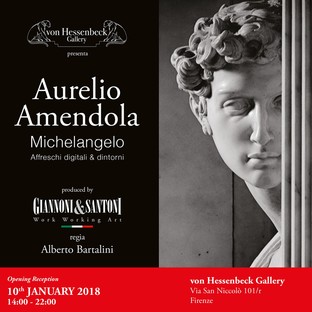 Exposition Aurelio Amendola: Michelangelo affreschi digitali e dintorni Florence
