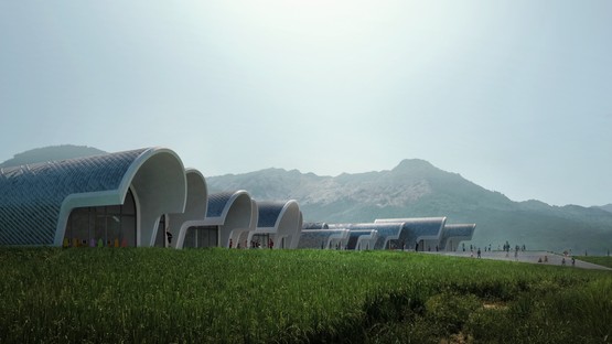 Zaha Hadid Architects Lushan Primary School entre la Chine et Milan
