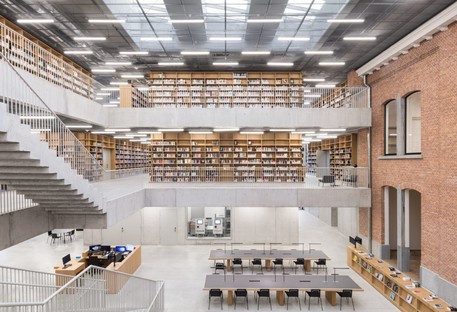 KAAN Architecten Utopia Bibliothèque et Académie des arts du spectacle à Alost Belgique
