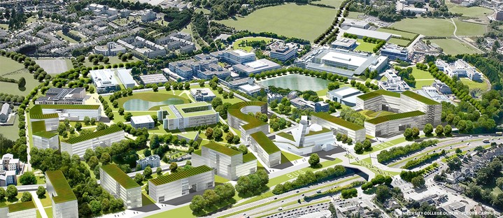 Steven Holl Architects Future Campus du Collège de l’Université de Dublin
