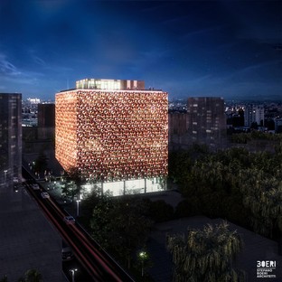 Stefano Boeri Architetti premier projet à Tirana - le Cube de Blloku
