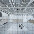 Cuboid Architekti City Sport Hall à Kuřim République tchèque
