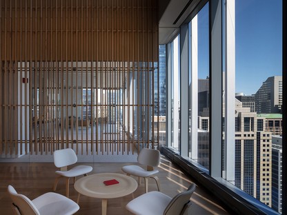 Alvisi Kirimoto design d'intérieur pour des bureaux à Chicago
