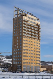 Mjøstårnet le plus haut gratte-ciel en bois du monde
