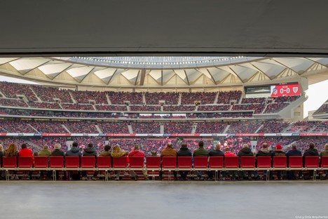 Un nouveau reportage photo pour le stade de l’Atletico de Madrid

