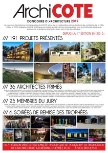 Concours ArchiCOTE 2019 Architecture sur la Côte d'Azur
