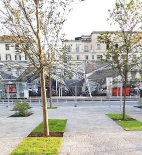 Dominique Perrault Architecture inauguration de la Piazza Garibaldi à Naples

