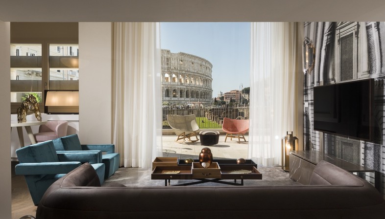 Loto Ad Project Giorgia Dennerlein Intérieur pour Manfredi Fine Hotel Collection Rome
