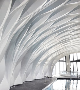 Zaha Hadid Architects One Thousand Museum un gratte-ciel avec un exosquelette à Miami
