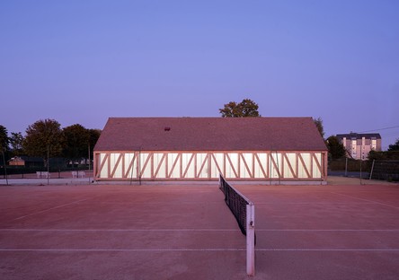 Lemoal Lemoal Architectes Nouvelles structures pour le Garden Tennis de Cabourg
