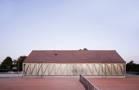 Lemoal Lemoal Architectes Nouvelles structures pour le Garden Tennis de Cabourg
