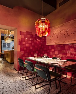 Vudafieri-Saverino Partners RØST design d'intérieur pour un restaurant à Milan
