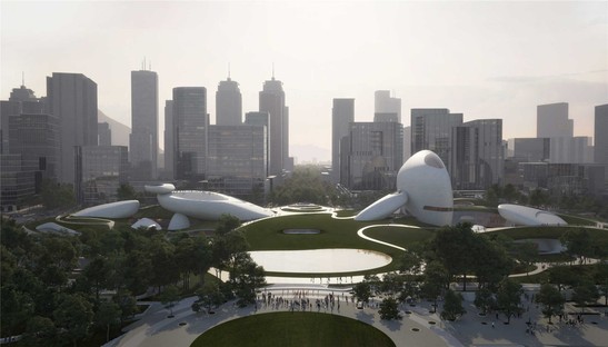 Projections dans le futur MAD dévoile le projet du Shenzhen Bay Culture Park
