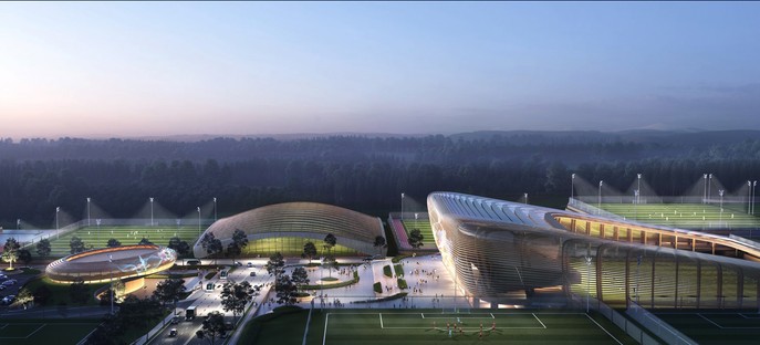 Korean National Football Centre de Séoul, le projet de UNStudio est le lauréat
