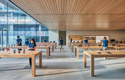 Foster + Partners signe Apple Sanlitun, le nouvel Apple store de Pékin