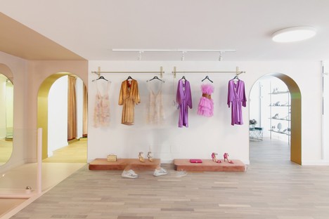 PuccioCollodoro Architetti un projet Minimal Pop pour Melania Caruso Flagship Store