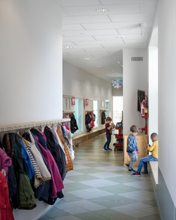 Bovenbouw Architectuur École maternelle à Edegem Belgique
