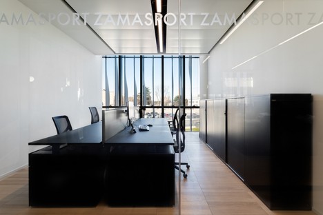 Frigerio Design Group nouveau siège Zamasport Novare
