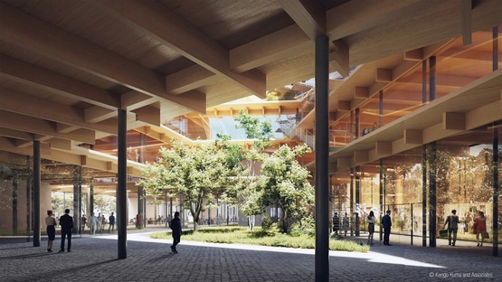 Kengo Kuma & Associates imagine le bureau du futur à Milan
