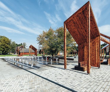 Pavillon Estonie exposition Square! Positively shrinking à la Biennale Architecture Venise 2021
