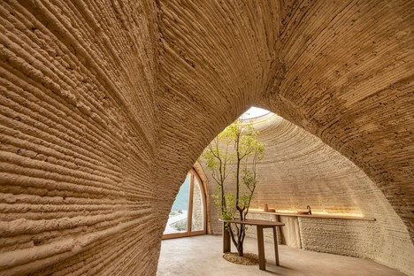 Mario Cucinella Architects TECLA maison éco-durable imprimée en 3D en terre crue 
