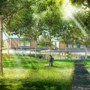 Renzo Piano imagine un centre de soins palliatifs pédiatriques au milieu du feuillage des arbres
