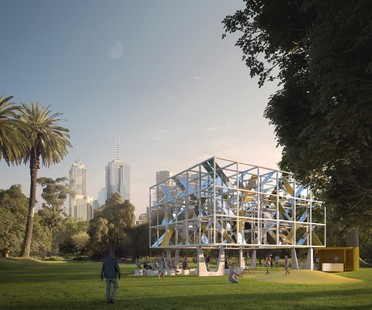 MAP Studio MPavilion 2021 un pavillon temporaire pour Melbourne
