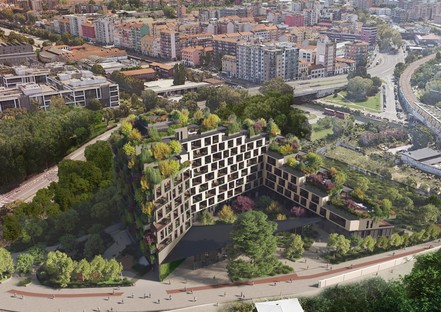 Stefano Boeri Architetti Bosconavigli à Milan un bâtiment seuil entre ville et nature
