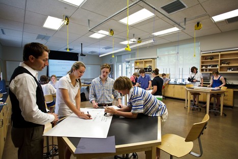 VMA Voith & Mactavish Architects a signé le Math & Science Center de la Millbrook School

