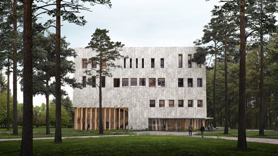 Powerhouse Company un bâtiment circulaire en bois pour la Tilburg University 

