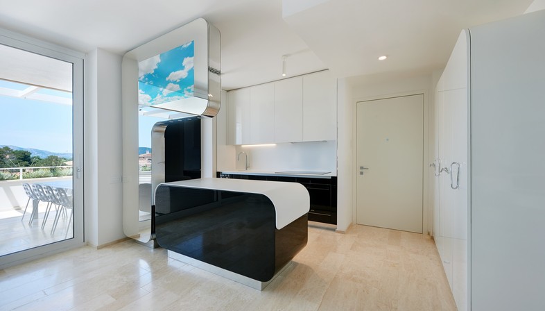 Simone Micheli Blue Apartment design d'intérieur
