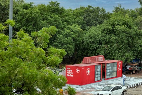  Architecture Discipline des cliniques durables dans des containers à New Delhi