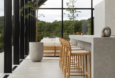 Norm Architects ÄNG un restaurant au milieu des vignobles en Suède
