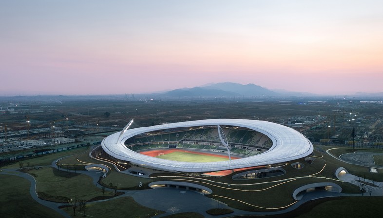 MAD Architects le stade du complexe sportif de Quzhou en Chine a été livré 
