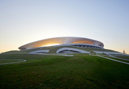 MAD Architects le stade du complexe sportif de Quzhou en Chine a été livré 
