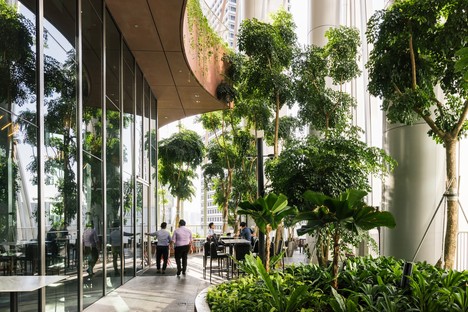 BIG-Bjarke Ingels Group et CRA-Carlo Ratti Associati CapitaSpring gratte-ciel biophilique à Singapour
