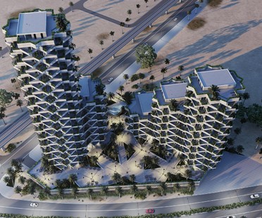 Cosmos Architecture Gratte-ciel résidentiel à Riyad
