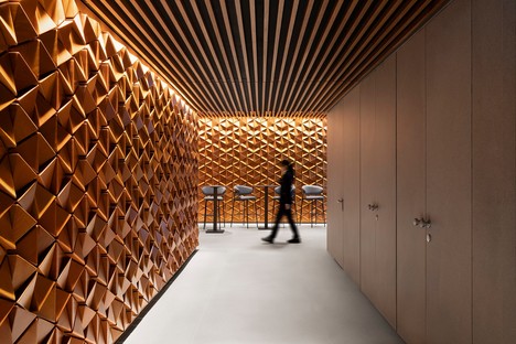 Andrea Maffei Architects Restaurant DAV dans la Tour Allianz Milan
