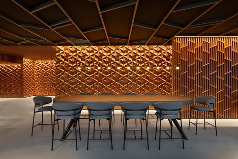 Andrea Maffei Architects Restaurant DAV dans la Tour Allianz Milan
