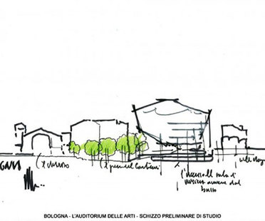Renzo Piano présente l'auditorium de Bologne

