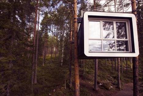5 architectes scandinaves projettent Treehotel
