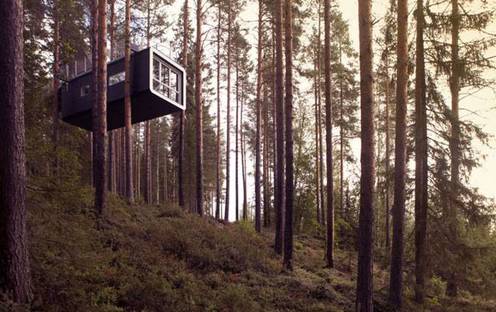 5 architectes scandinaves projettent Treehotel
